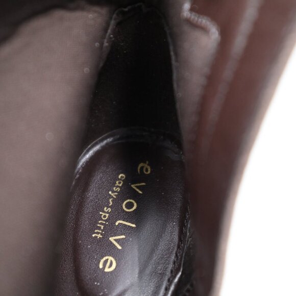 Easy Spirit Evolve Wedge Ankle Booties Womens Size 8.5M Taupe Waterproof Leather - Picture 9 of 11